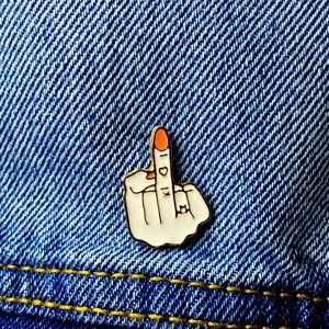 Middle Finger Pin